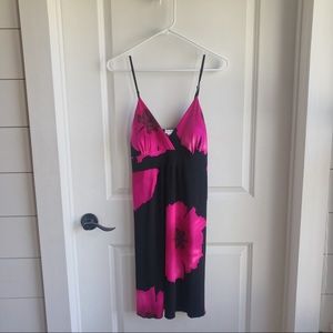 evening floral dress